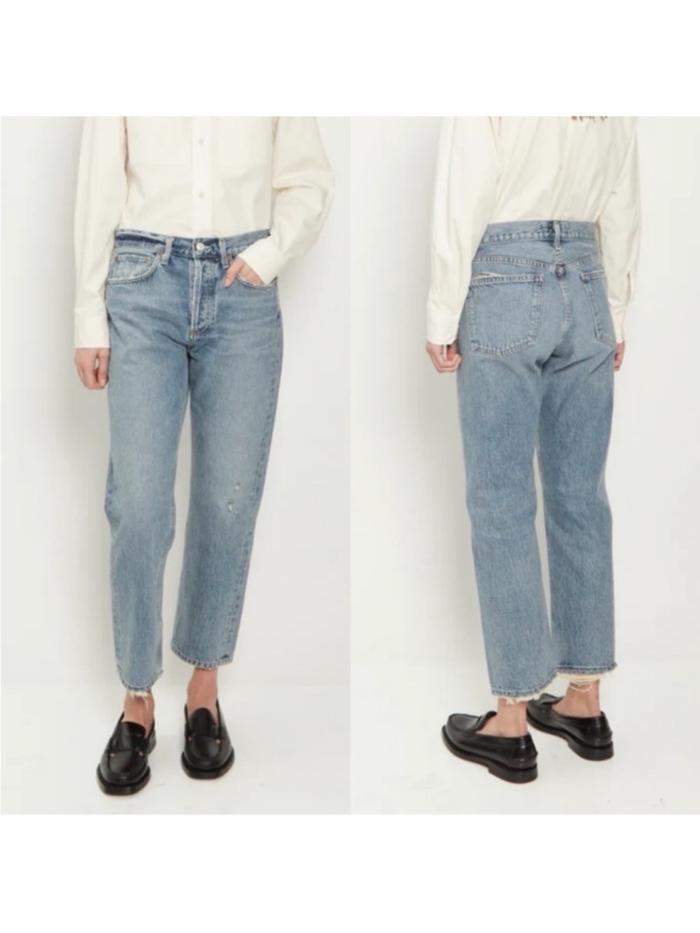 NWT Agolde Parker Easy Straight Jeans Facade Size 29